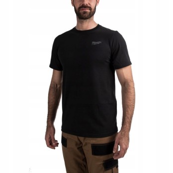 MILWAUKEE HT SS BL KOSZULKA T-SHIRT CZARNA MĘSKA