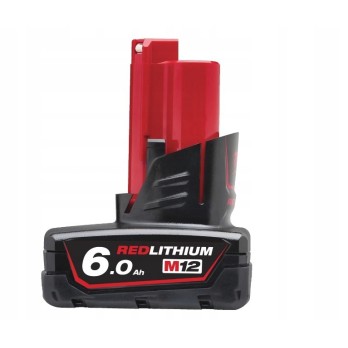 MILWAUKEE AKUMULATOR M12 B6 6Ah Li-lon 12 V RED 6.0Ah