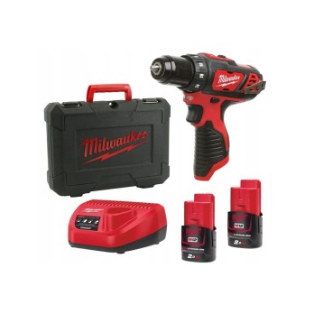 MILWAUKEE M12 BPD-202C WIERTARKO-WKRĘTARKA 2x2.0Ah