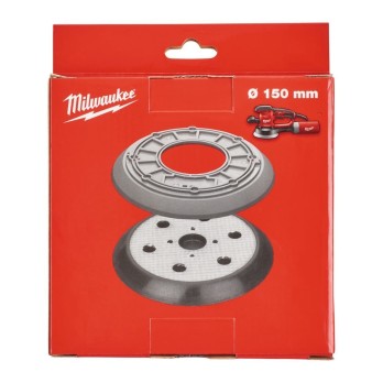 MILWAUKEE STOPA PŁYTA PODSTAWY 150mm 6 OTWORÓW Z ZAPASOWYM GUMOWYM PIERŚCIENIEM