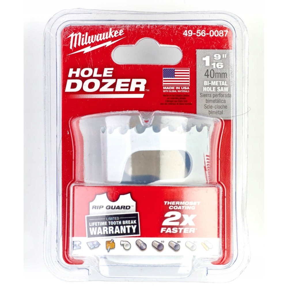 MILWAUKEE OTWORNICA BI-METAL FI 40MM 8% COBALT