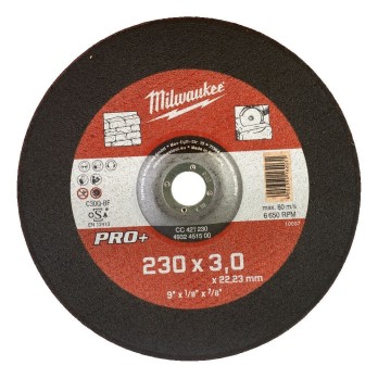 MILWAUKEE TARCZA DO METALU 230x3MM 1SZT PRO