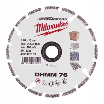 MILWAUKEE TARCZA DIAMENTOWA DHMM 76MMx10MM