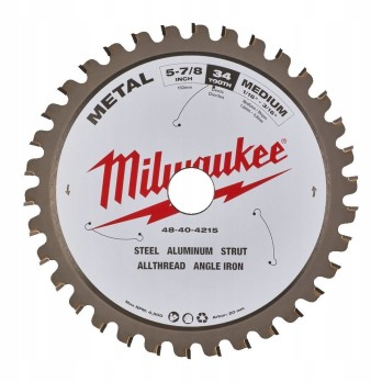 MILWAUKEE TARCZA DO METALU 150 x 20 MM 34 ZĘBY