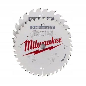 MILWAUKEE TARCZE DO DREWNA 165MM x 5\8" -2 SZT.
