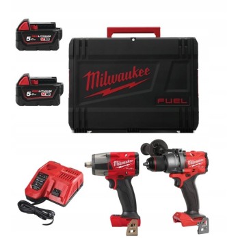 MILWAUKEE ZESTAW WIERTARKA M18FPP2B3-502X
