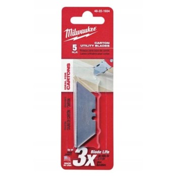 MILWAUKEE ŁAMANE OSTRZA DO KARTONU 5 SZT.