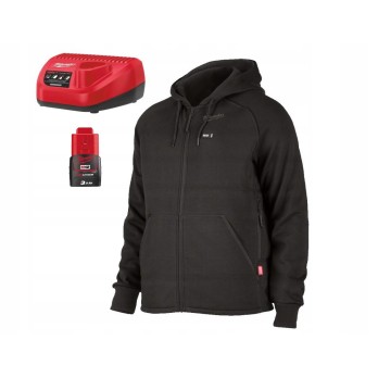 MILWAUKEE BLUZA PODGRZEWANA Z KAPTUREM M12 HHBL4-NRG 3.0Ah