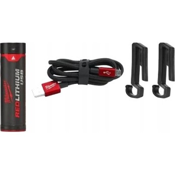 MILWAUKEE LATARKA CZOŁOWA CZOŁÓWKA USB L4 HL-VIS-301 600LM