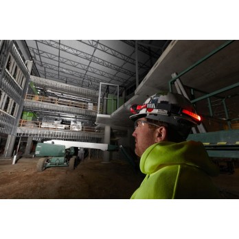 MILWAUKEE LATARKA CZOŁOWA CZOŁÓWKA USB L4 HL-VIS-301 600LM