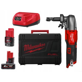 MILWAUKEE ZESTAW NOŻYCE DO BLACHY M12 FNB16-0X + 2Ah + 4Ah + C12C
