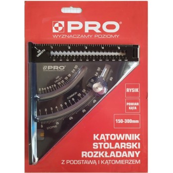 PRO KĄTOWNIK STOLARSKI ROZKŁADANY 150 - 300 mm