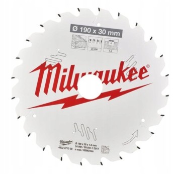 MILWAUKEE TARCZE DO DREWNA 165MMx5\8" 2SZT 24
