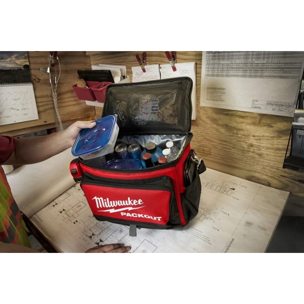 MILWAUKEE 4x AKUMULATORY ŁADOWARKA PACKOUT TERMICZNY