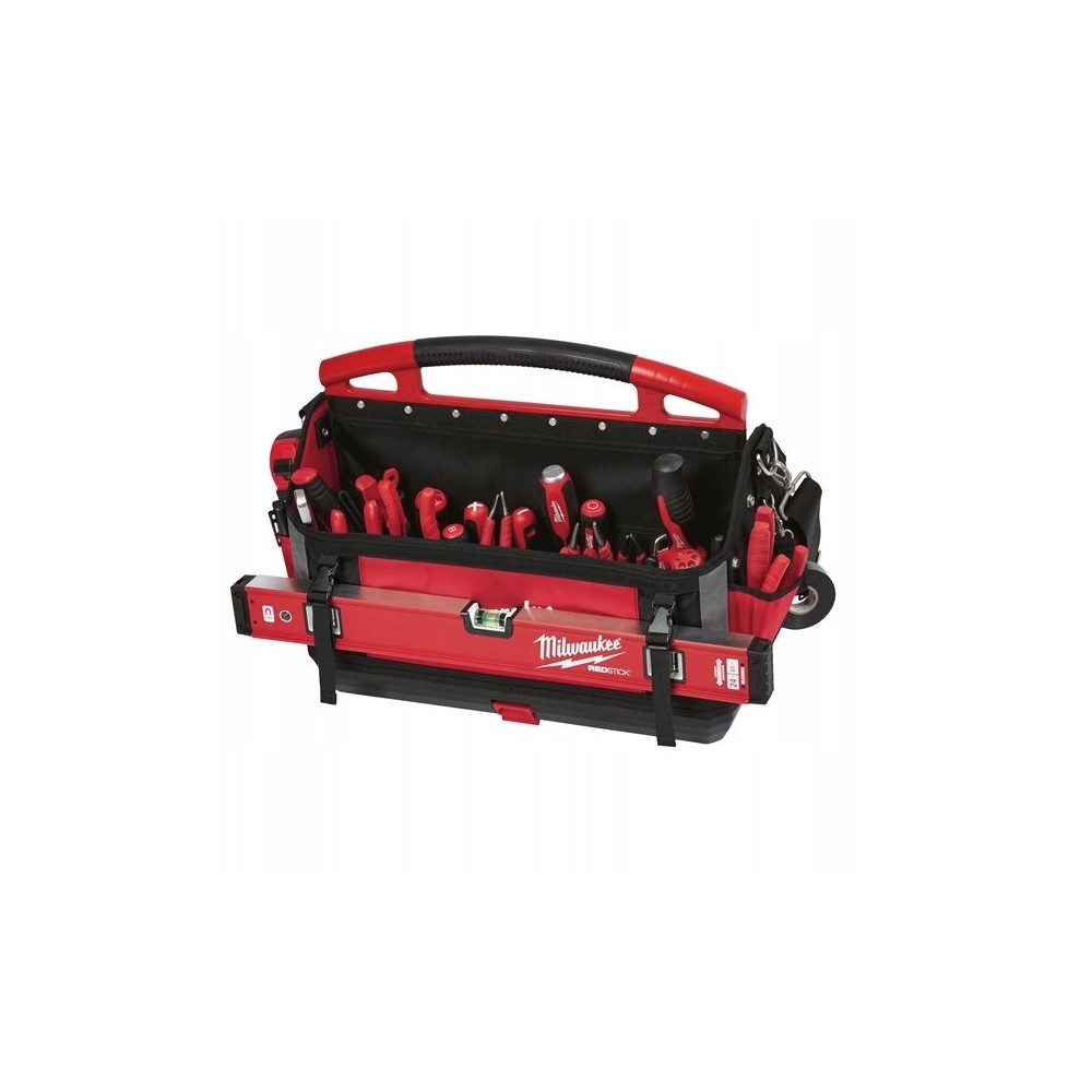 MILWAUKEE ZESTAW AKUMULATORY ŁADOWARKA TORBA PACKOUT