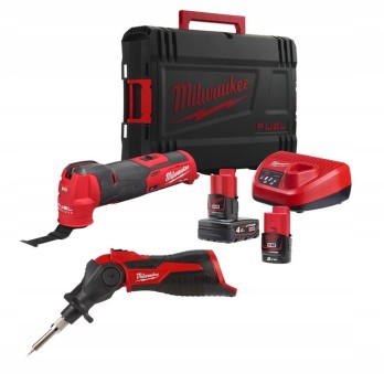 MILWAUKEE ZESTAW WIELOFUNKCJA M12 FMT-422X, LUTOWNICA M12 SI