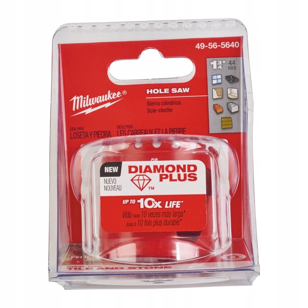 MILWAUKEE OTWORNICA DIAMNTOWA 44MM GRES