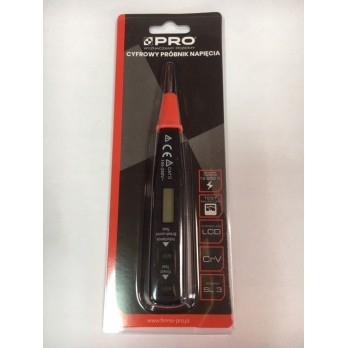 PRO CYFROWY PRÓBNIK NAPIĘCIA 133 MM 12-250V