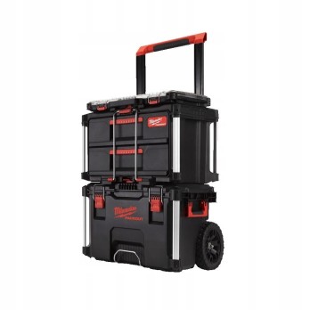 MILWAUKEE 2 SKRZYNIE + ORGANIZER PACKOUT