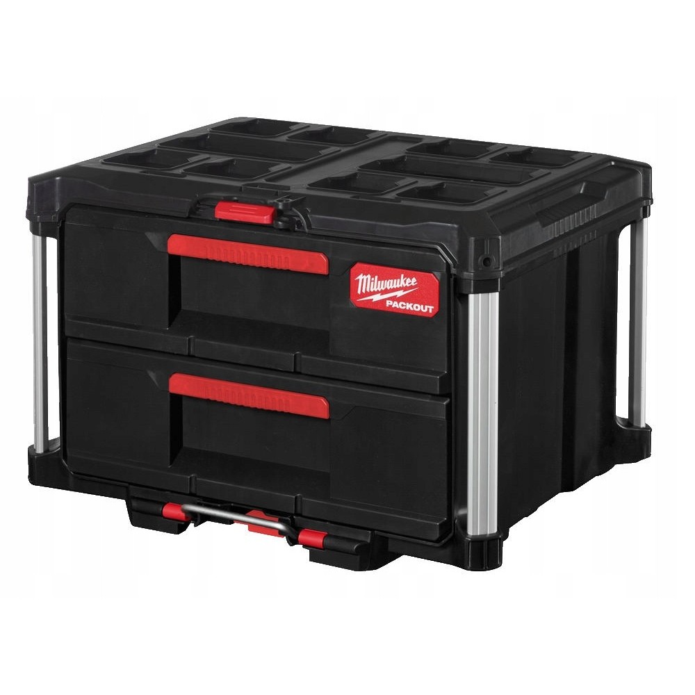 MILWAUKEE 2 SKRZYNIE + ORGANIZER PACKOUT